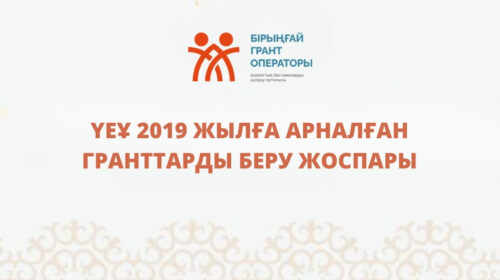 үеұ 2019 жылға арналған гранттарды беру жоспары