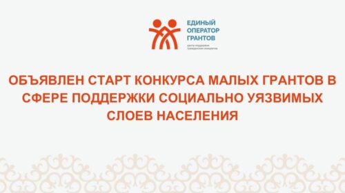 Объявлен старт конкурса малых грантов в сфере поддержки социально уязвимых слоев населения! (Срок приема заявок до 18-30 часов 30 апреля 2026 года)